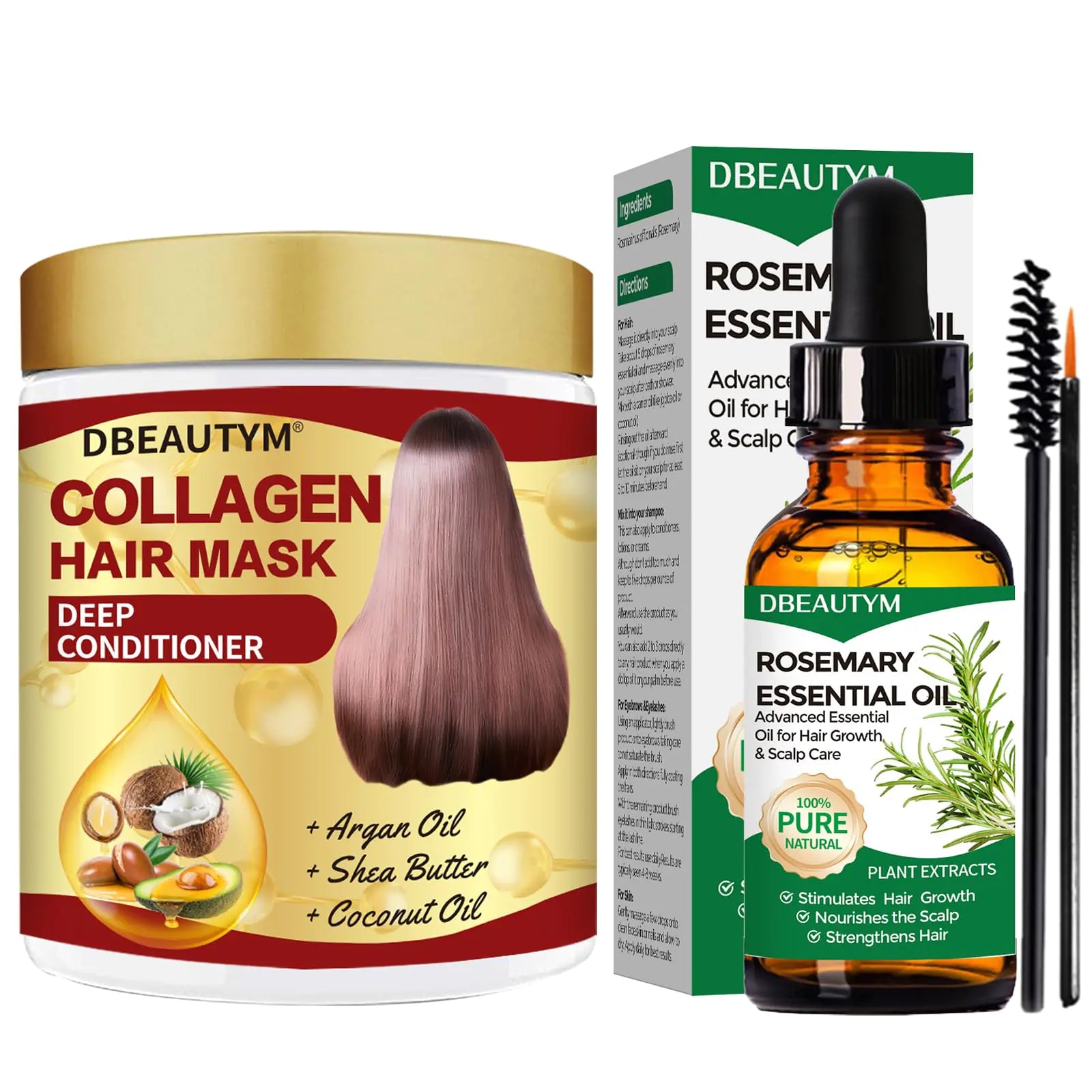 Pure Rosemary GrowthOil+Collagen Deep Conditioner Mask