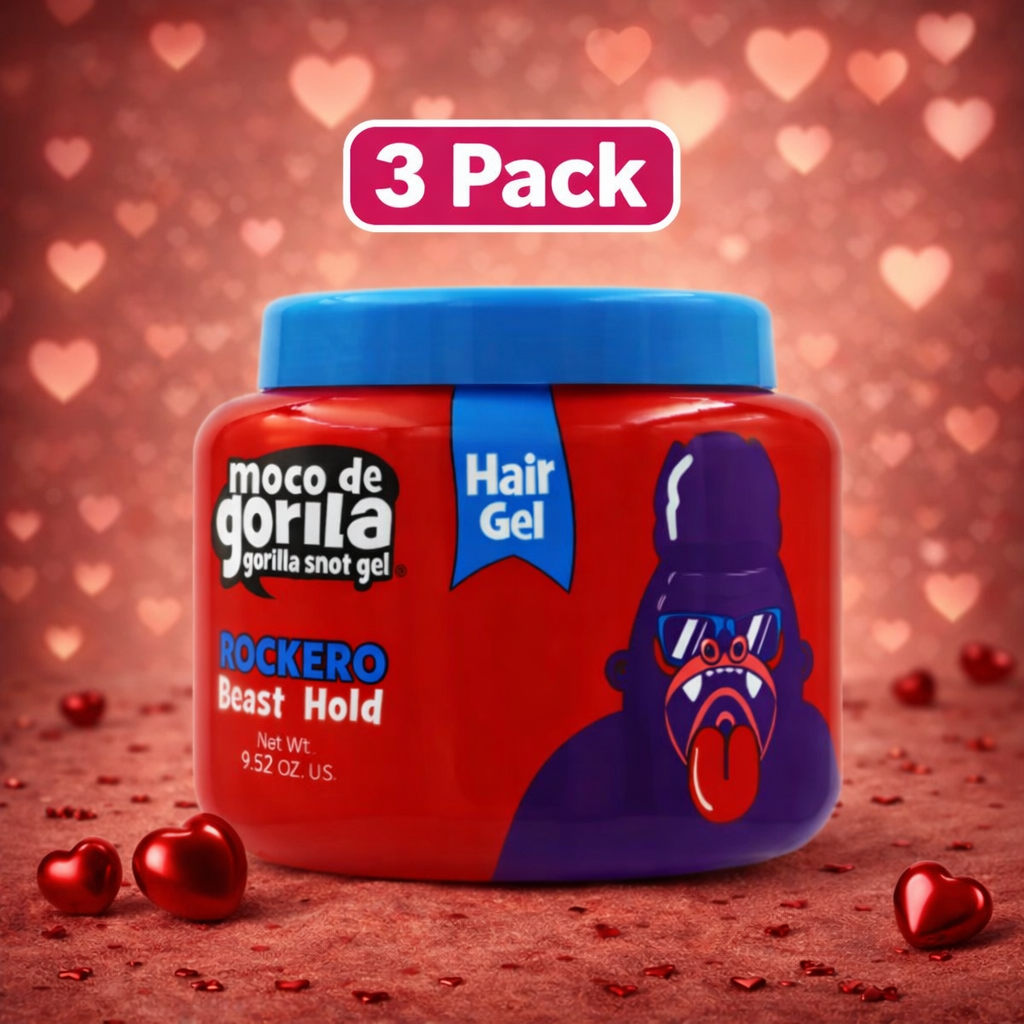 3 pack Hair Gel 9.52 Oz Each Jar Long Lasting Strong Hold + Yellow Lavender Scent