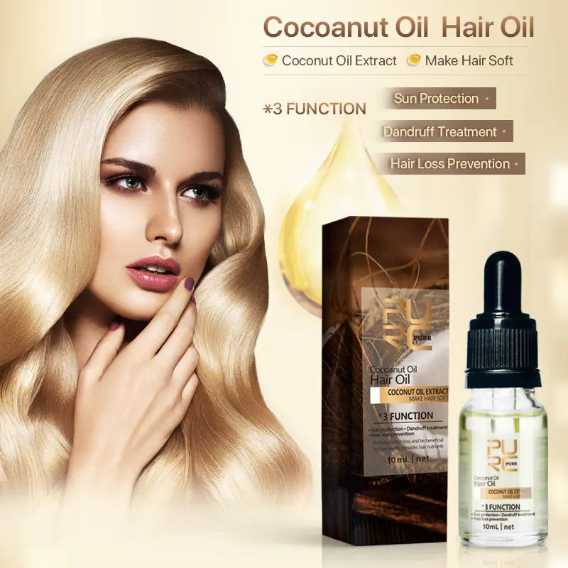 Coconut Oil for Hair Loss & Dandruff Treatment