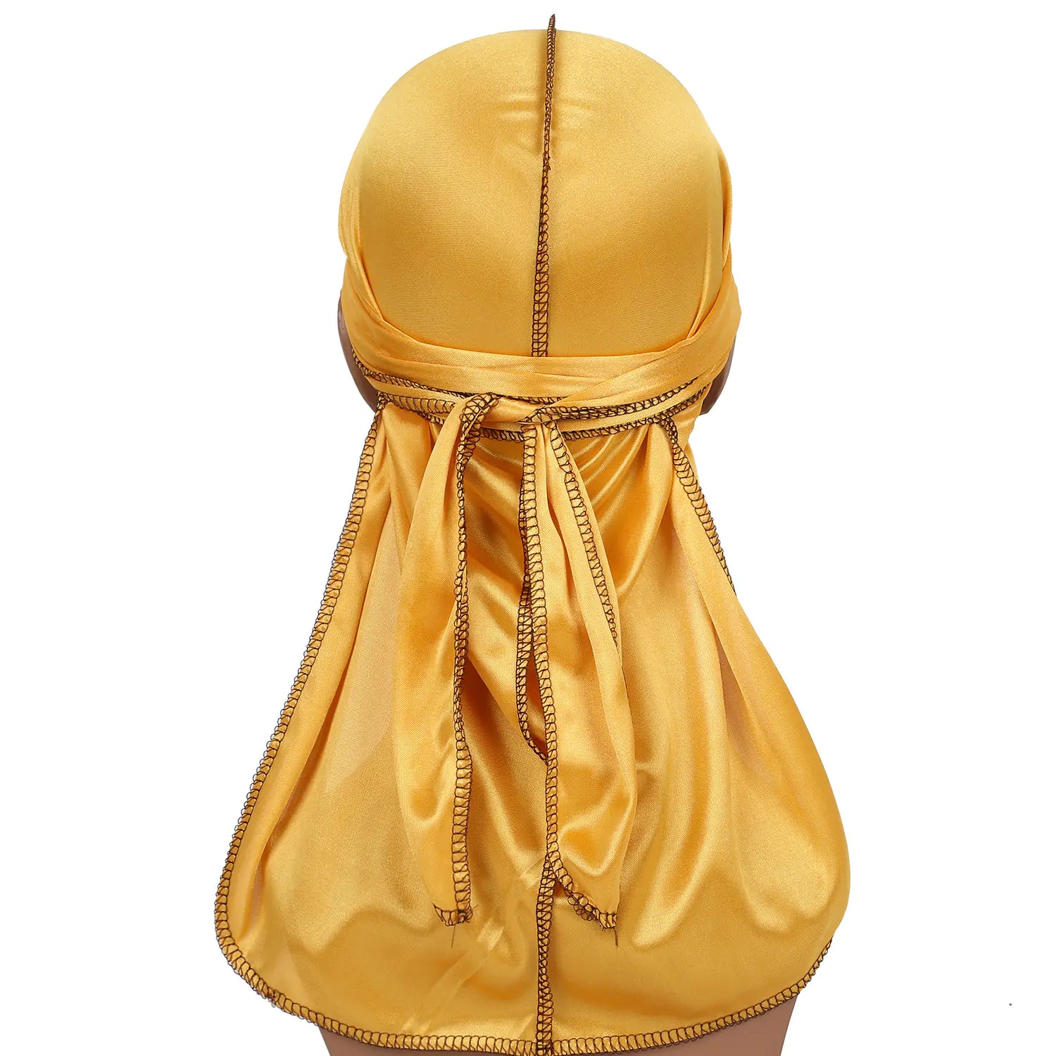 Silk Satin Long Tail Pirate Hat for Chemo and Durag
