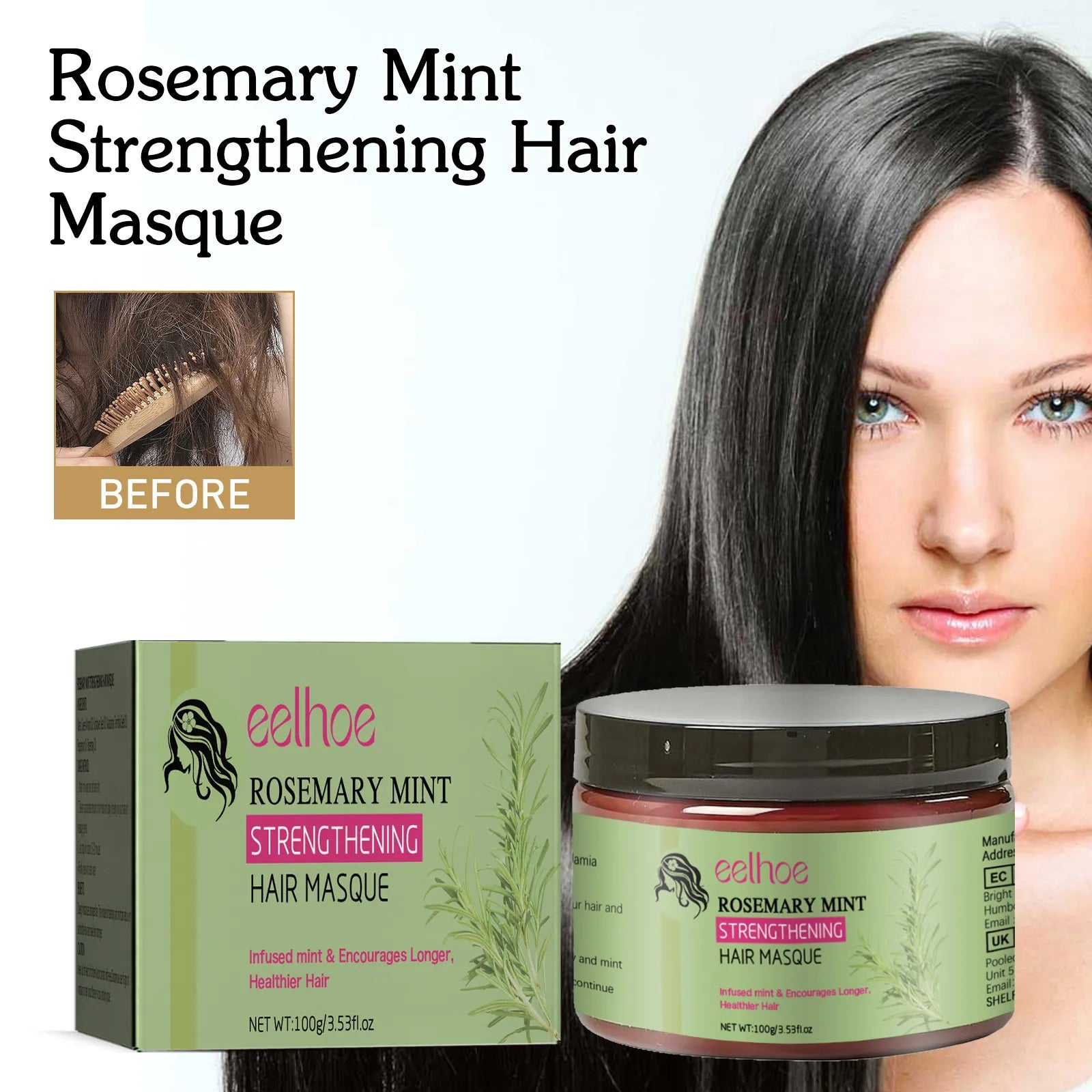 Strengthening Rosemary Hair Mask Repair & Nourish